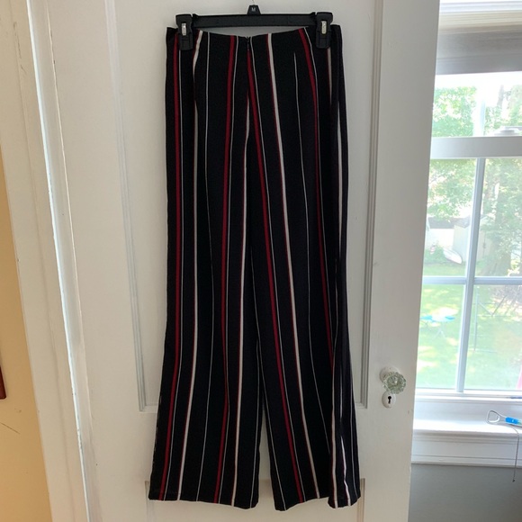 Forever 21 Flare Leg Striped Pants - Picture 2 of 3